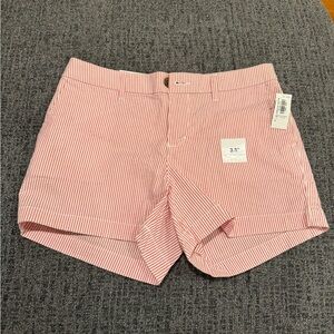 NWT Old Navy Pink and White Striped Women Shorts